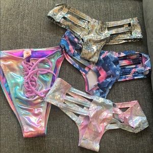 Rave bottoms , festival , bikini